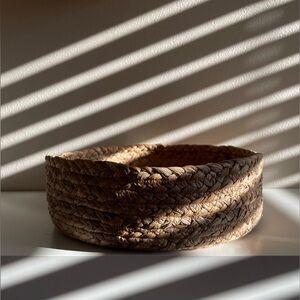 Woven Basket in Natural Brown